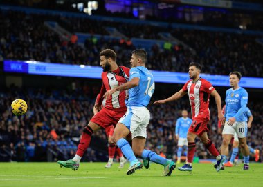 Manchester City 'den Rodri 30 Aralık 202' de Etihad Stadyumu 'nda Manchester City ile Sheffield United arasında oynanan Premier League maçında topa vuramayarak gol atma şansını kaçırdı.