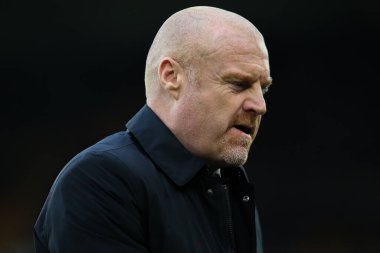 Premier League maçında Everton 'ın Sean Dyche teknik direktörü Wolverhampton Everton' a karşı Molineux, Wolverhampton, Birleşik Krallık, 30 Aralık 202