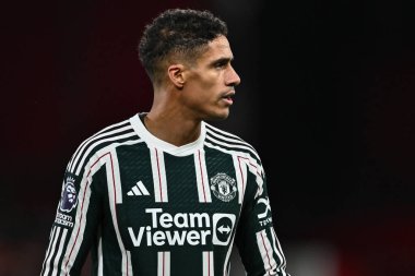 Manchester United 'dan Raphal Varane Premier League maçı sırasında Nottingham Forest Manchester United' a karşı City Ground, Nottingham, İngiltere, 30 Aralık 2023
