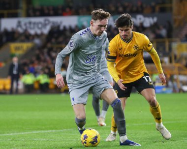 Everton 'dan James Garner # 37 Premier League maçında Wolverhampton Wanderers, Everton' a karşı Molineux, Wolverhampton, İngiltere, 30 Aralık 202