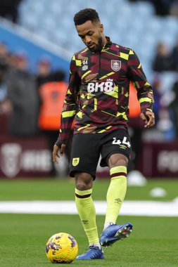 Burnley 'den Hannes Delcroix Premier Lig karşılaşmasında Aston Villa, Burnley' e karşı Villa Park, Birmingham, Birleşik Krallık, 30 Aralık 202