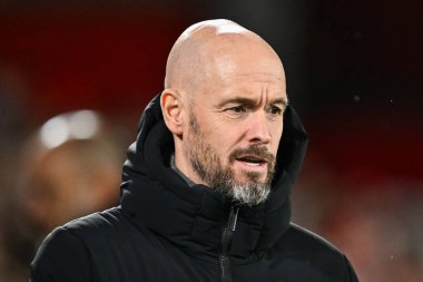 Manchester United Premier Ligi 'nde Nottingham Forest, Manchester United' a karşı City Ground, Nottingham, Birleşik Krallık 'ta 30 Aralık 202' de oynanan maçta 10.