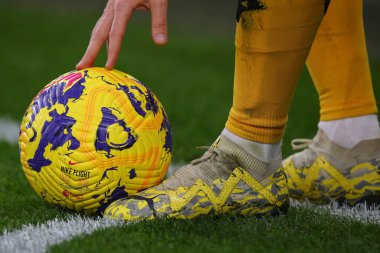 Premier Lig maçı sırasında Wolverhampton Wanderers, Everton 'a karşı Molineux, Wolverhampton, Birleşik Krallık' ta 30 Aralık 202 'de oynanan Premier League maçı topu.