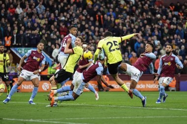 Burnley takımından Zeki Amdouni, 30 Aralık 202 'de İngiltere' nin Birmingham kenti Villa Park 'ta oynanan Premier League karşılaşmasında 1-1 öne geçti.