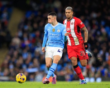 Manchester City 'den Phil Foden 30 Aralık 202' de Etihad Stadyumu 'nda Manchester City ile Sheffield United arasındaki Premier League maçında pas attı.
