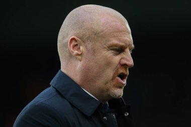 Premier League maçında Everton 'ın Sean Dyche teknik direktörü Wolverhampton Everton' a karşı Molineux, Wolverhampton, Birleşik Krallık, 30 Aralık 202