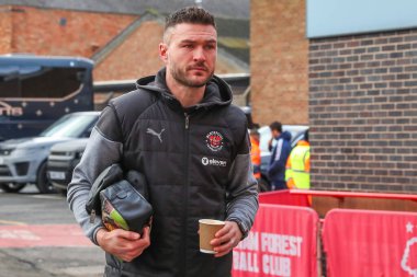 Blackpool 'dan Richard O' Donnell, Birleşik Krallık 'ın Nottingham City Ground, Nottingham, 7 Ocak 2024 tarihinde oynanan 3.