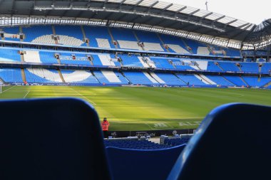 İç stadyum, Birleşik Krallık Etihad Stadyumu 'nda Manchester City ile Huddersfield Town arasında oynanan Üçüncü tur karşılaşması öncesinde, 7 Ocak 202