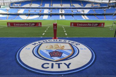 İç stadyum, Birleşik Krallık Etihad Stadyumu 'nda Manchester City ile Huddersfield Town arasında oynanan Üçüncü tur karşılaşması öncesinde, 7 Ocak 202