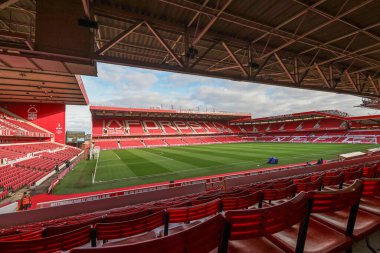 Nottingham Forest, Blackpool 'a karşı 7 Ocak 202' de İngiltere 'nin Nottingham şehrinde oynanan Emirates FA Cup üçüncü tur maçında City Ground' un genel bir görüntüsü.