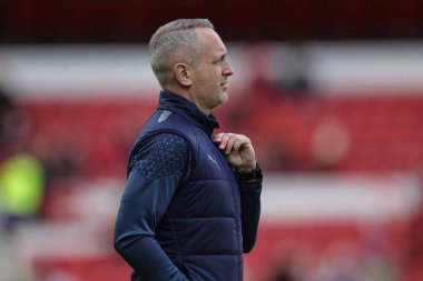 Neil Critchley, Birleşik Krallık 'ın Nottingham Forest-Blackpool maçında Blackpool' un teknik direktörü.