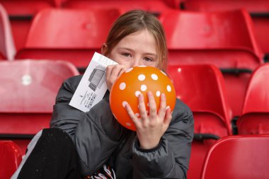 Blackpool taraftarları, Birleşik Krallık 'ın Nottingham Forest-Blackpool maçı sırasında 7 Ocak 202' de Birleşik Krallık 'ın Nottingham City Ground kentine geldiler.