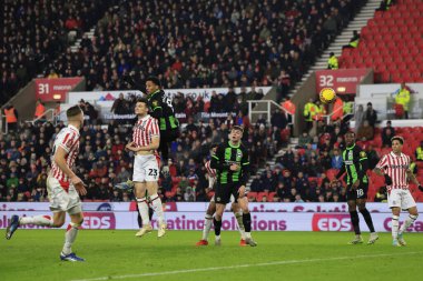 Brighton & Hove Albion 'dan Joao Pedro, 6 Ocak 202' de İngiltere 'nin Bet365 Stadyumu' nda oynanan ve Stoke City 'nin Brighton ve Hove Albion' a karşı oynadığı 3.