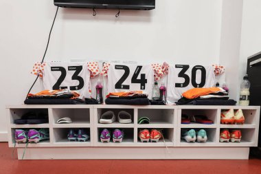 Blackpool tişörtleri, Birleşik Krallık 'ın Nottingham Forest-Blackpool maçında, Birleşik Krallık' ın başkenti Nottingham 'da oynanan 3.