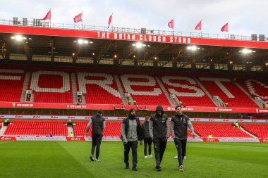 Blackpool 'dan Jordan Lawrence-Gabriel, 7 Ocak 202' de Nottingham Forest 'a karşı Blackpool, İngiltere' nin Nottingham kentinde oynanan üçüncü tur Dünya Kupası karşılaşması öncesinde sahada inceleme yaptı.
