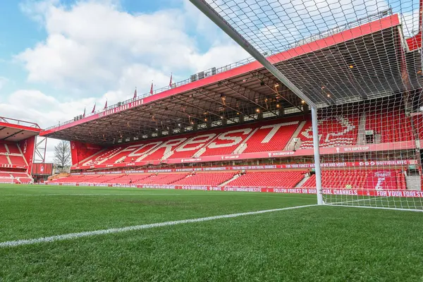 Nottingham Forest, Blackpool 'a karşı 7 Ocak 202' de İngiltere 'nin Nottingham şehrinde oynanan Emirates FA Cup üçüncü tur maçında City Ground' un genel bir görüntüsü.