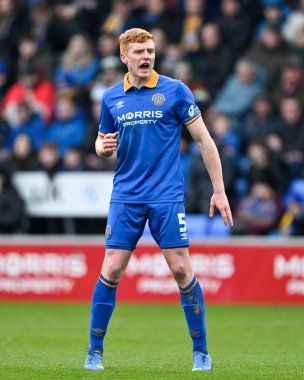 Shrewsbury Town 'dan Morgan Feeney, Birleşik Krallık' ın Croud Meadow, Shrewsbury kentinde oynanan Shrewsbury Town-Wrexham üçüncü tur karşılaşmasında, 7 Ocak 202
