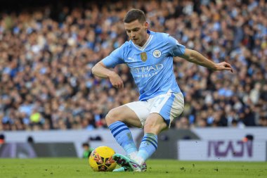 Manchester City 'den Sergio Gomez, Manchester City' nin 7 Ocak 202 'de Etihad Stadyumu' nda oynanan üçüncü tur karşılaşmasında...