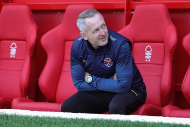 Neil Critchley, Birleşik Krallık 'ın Nottingham Forest-Blackpool maçında Blackpool' un teknik direktörü.