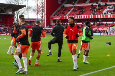 Blackpool 'dan Jordan Lawrence-Gabriel, 7 Ocak 202' de İngiltere 'nin Nottingham kentinde oynanan üçüncü tur şampiyonluk karşılaşmasında, Emirates FA Cup üçüncü tur karşılaşmasında Nottingham Forest, Blackpool' a karşı oynadı.