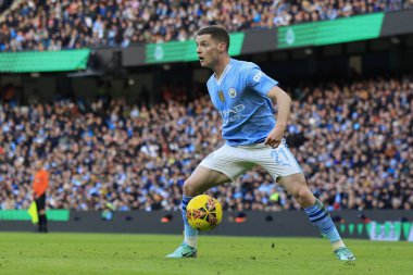 Manchester City 'den Sergio Gomez, Manchester City' nin 7 Ocak 202 'de Etihad Stadyumu' nda oynanan üçüncü tur karşılaşmasında...