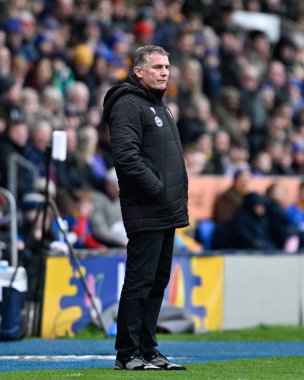 Wrexham 'ın teknik direktörü Phil Parkinson, Birleşik Krallık' ın Croud Meadow, Shrewsbury kentindeki Shrewsbury Town 'a karşı oynanan üçüncü tur karşılaşmasında, 7 Ocak 202