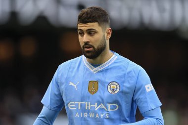 Manchester City 'den Josko Gvardiol, Manchester City' nin 7 Ocak 202 'de Etihad Stadyumu' nda oynadığı üçüncü tur karşılaşmasında