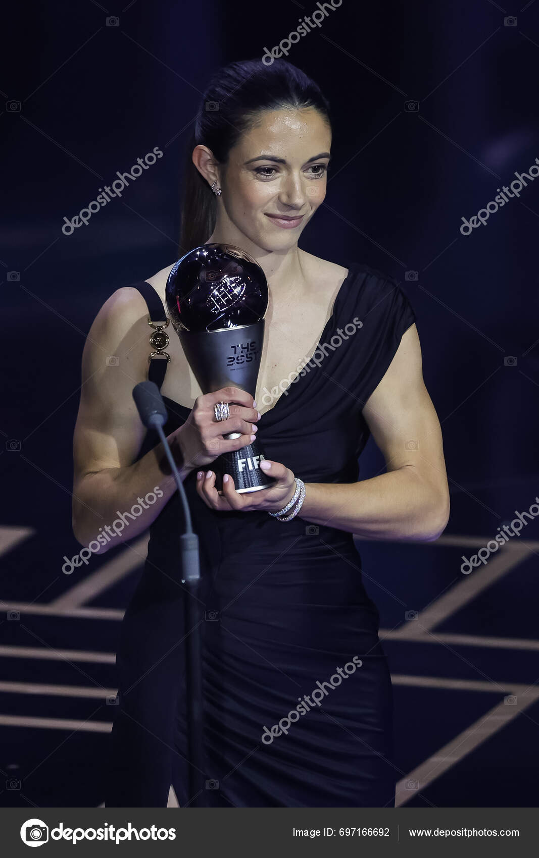 Aitana Bonmati Winner Best Fifa Women's Player 2023 Best Fifa Stock
