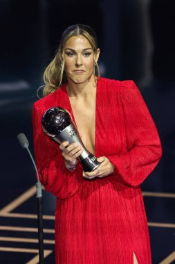 Mary Earps En İyi FIFA Kadın Kalecisi 2023 'ün kazananı En İyi FIFA Futbol Ödülleri 2023, Eventim Apollo, Londra, Birleşik Krallık, 15 Ocak 2024 