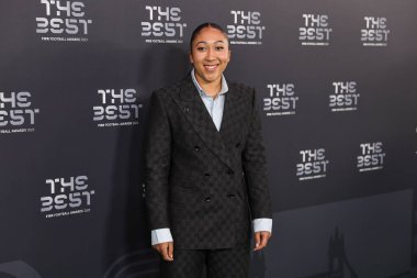 Lauren James, En İyi FIFA Futbol Ödülleri 2023 Apollo Theatre, Londra, İngiltere 'de 15 Ocak 2024' te Yeşil Halı 'ya ulaştı.