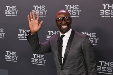Claude Makelele, En İyi FIFA Futbol Ödülleri 2023 Apollo Theatre, Londra, Birleşik Krallık 'ta 15 Ocak 2024' te Yeşil Halı 'ya ulaştı.