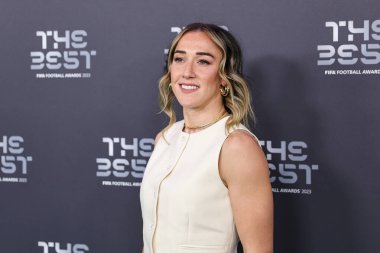 Lucy Bronze, En İyi FIFA Futbol Ödülleri 2023 Apollo Theatre, Londra, Birleşik Krallık 'ta 15 Ocak 2024' te Yeşil Halıya ulaştı.