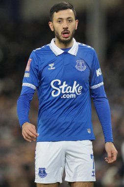 Birleşik Krallık 'ın Liverpool kenti Goodison Park' ta oynanan üçüncü tur karşılaşmasında Everton 'a karşı Crystal Palace, 17 Ocak 202