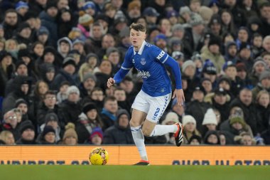 Birleşik Krallık 'ın Liverpool kenti Goodison Park' ta oynanan üçüncü tur müsabakasında Everton 'a karşı Crystal Palace karşılaşması sırasında Everton' dan Nathan Patterson