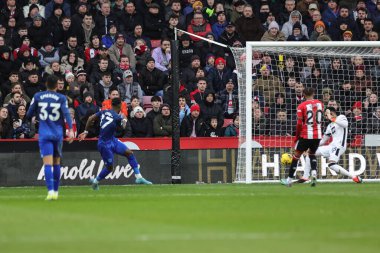 West Ham United takımından Maxwel Cornet Premier League maçında Sheffield United 'a karşı Bramall Lane, Sheffield, İngiltere, 21 Ocak 202' de 0-1 berabere kaldı.