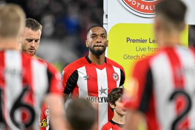 Brentford 'dan Ivan Toney Premier League maçında Brentford Nottingham Forest' a karşı Gtech Community Stadyumu, Londra, 20 Ocak 202