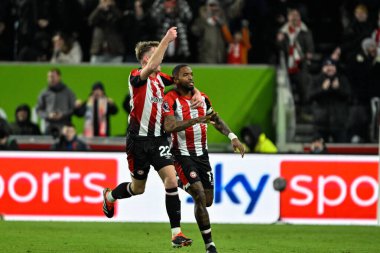 Brentford 'dan Ivan Toney Premier League maçında Brentford Nottingham Forest' a karşı 20 Ocak 202 'de Londra' daki Gtech Community Stadyumu 'nda 1-1 berabere kaldı.