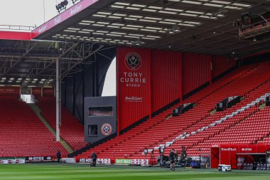 Bramall Lane 'deki Tony Currie Premier Lig maçı sırasında Sheffield United ile West Ham United Bramall Lane, Sheffield, İngiltere, 21 Ocak 202