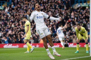 Georgina Rutter of Leeds United celebrates the opening goal for Leeds in the first half of the Sky Bet Championship match Leeds United vs Preston North End at Elland Road, Leeds, United Kingdom, 21st January 202 clipart