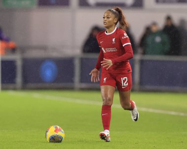 Liverpool 'dan Taylor Hinds, 21 Ocak 202' de İngiltere 'nin Joie Stadyumu' nda oynanan Manchester City Women - Liverpool Women maçında rol aldı.
