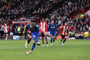 West Ham United takımından James Ward-Prowse, 21 Ocak 202 'de Bramall Lane, Sheffield, Birleşik Krallık' ta oynanan Premier League maçında 1-2 berabere kalma cezası aldı.