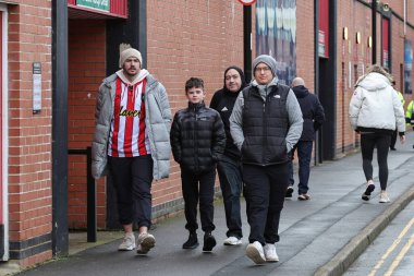 Bramall Lane taraftarları Premier League maçı sırasında Sheffield United ile West Ham United Bramall Lane, Sheffield, İngiltere 'de 21 Ocak 202' de karşılaştılar.