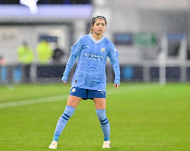 Manchester City Women 'dan Yui Hasegawa, Manchester City Women - Liverpool Women maçında 21 Ocak 2024' te Joie Stadyumu 'nda karşılaştı.