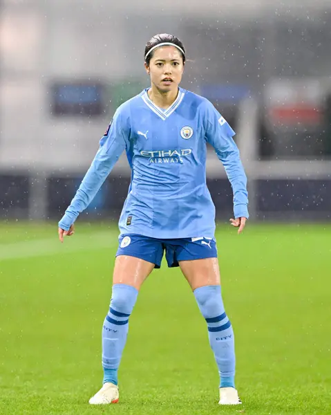 Yui Hasegawa Manchester City Women Women Super League Match Manchester — Stock Photo, Image