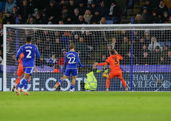 Leif Davis Ipswich Town Scores Own Goal Make Leicester City — Stock Photo, Image