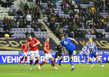 Wigan Atletizm takımından Charlie Hughes, Wigan Atletizm Ligi 1 maçında Wigan Atletizmi 'ne karşı Wigan Stadyumu, Wigan, Birleşik Krallık' ta 23 Ocak 202 'de oynanan maçta son golü attı.