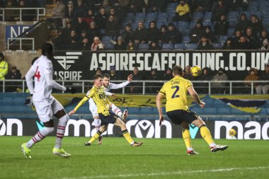 Barnsley 'den Nicky Cadden, 11 Ocak 202' de Kassam Stadyumu, Oxford, İngiltere 'de oynanan 1.