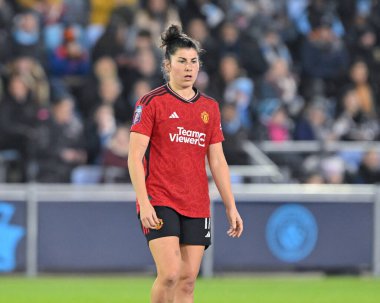Manchester United Women 'dan Luca Garca, Manchester City United Women - Manchester United Women maçında 24 Ocak 2024' te Joie Stadyumu 'nda karşılaştı.
