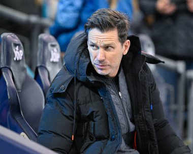 Gareth Taylor Manchester City Women 'ın teknik direktörü, Manchester City Women vs Manchester United Women maçında 24 Ocak 202' de Joie Stadyumu 'nda