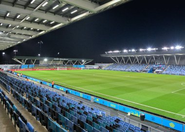 24 Ocak 202 'de Manchester' daki Joie Stadyumu 'nda oynanan FA Bayanlar Lig Kupası maçında Joie Stadyumu' nun genel bir görüntüsü.